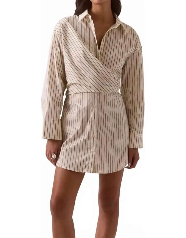 Tavern Shirt Mini Dress