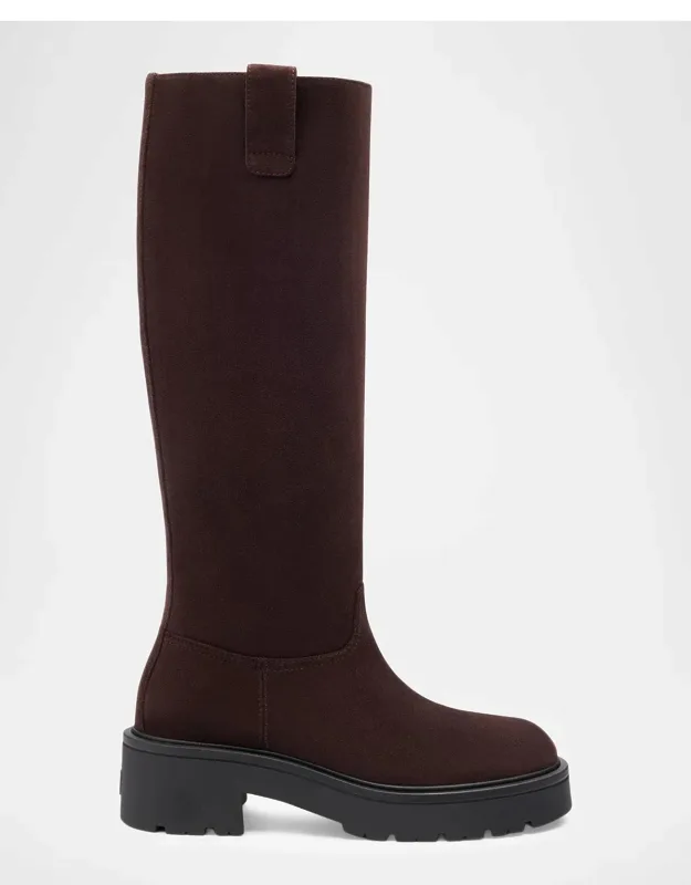 Ren 20mm Suede Knee-high Boots
