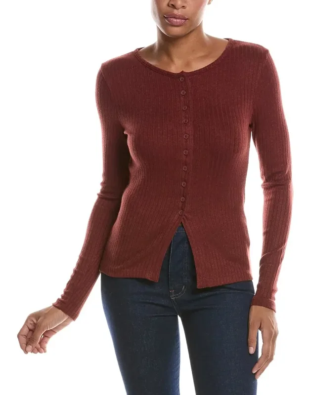 Texture Cutaway Cardigan