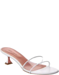 Andreea Vinyl & Leather Sandals
