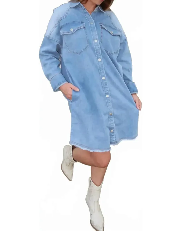 Wren Denim Dress