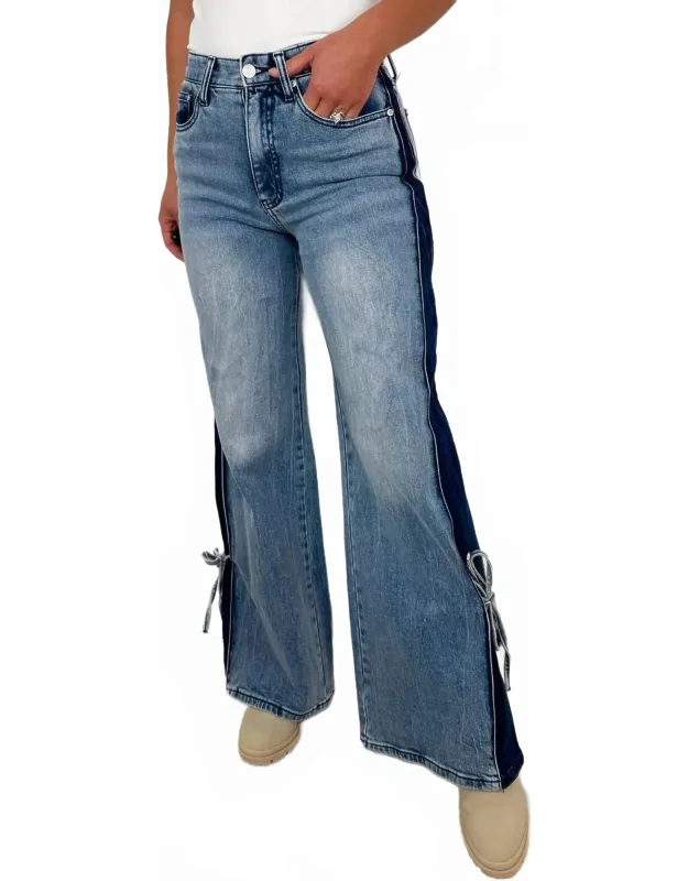 Tummy Control High-rise Wide Leg Jeans