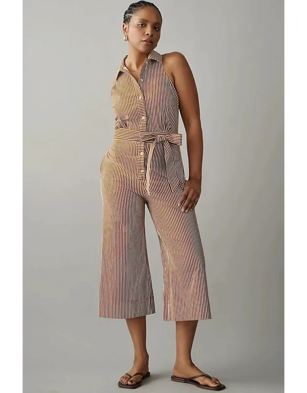 Sleeveless Crop Jumpsuit