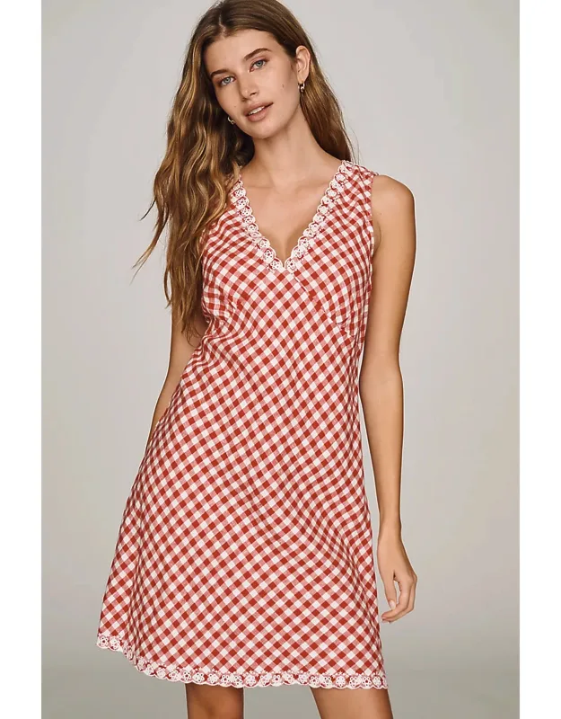 Bex Mini Dress, 100% Linen, Eyelet Trim Detailing