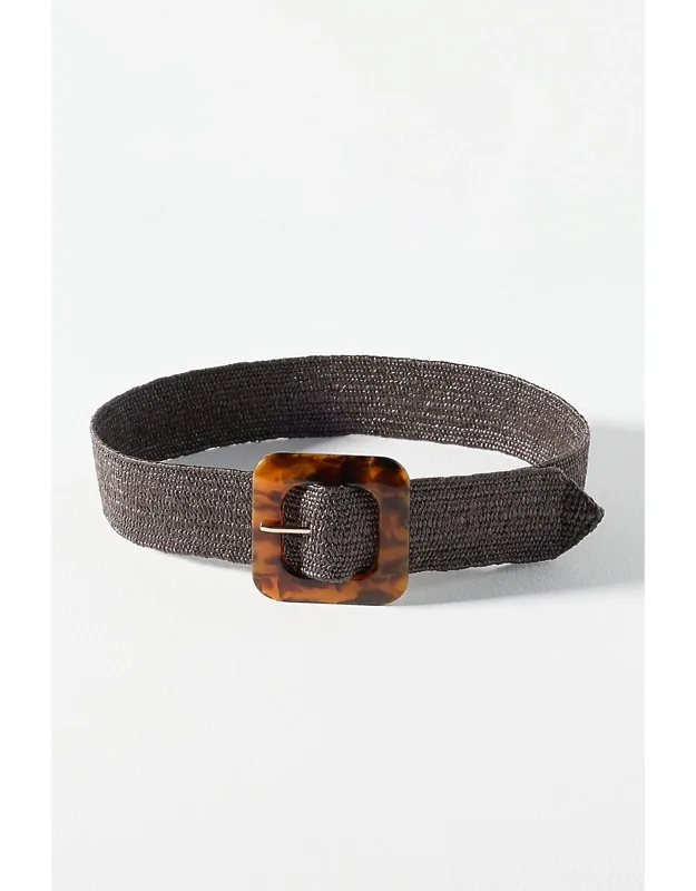 Raffia Waist Belt