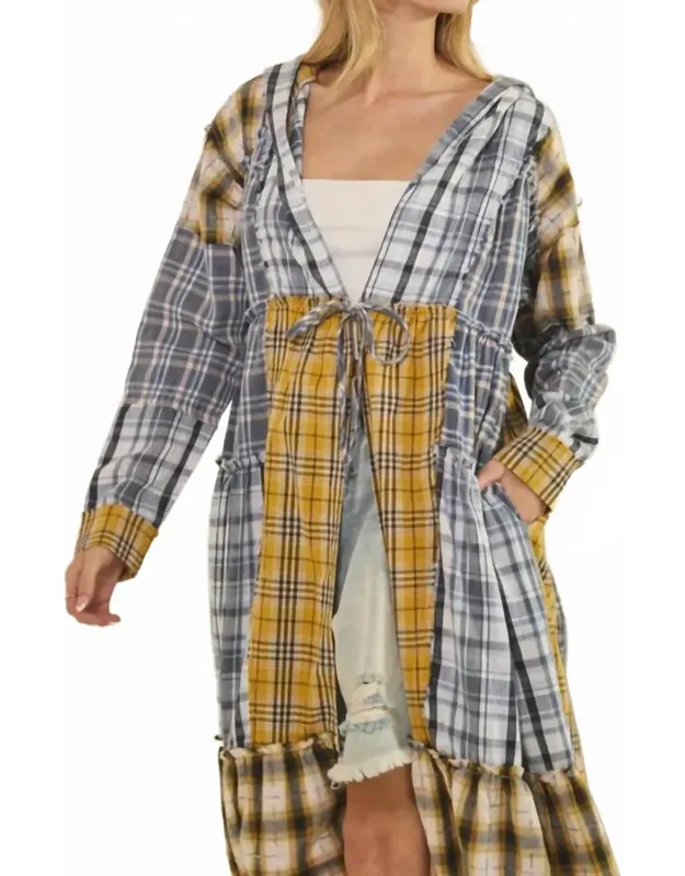 Tie Front Duster Jacket