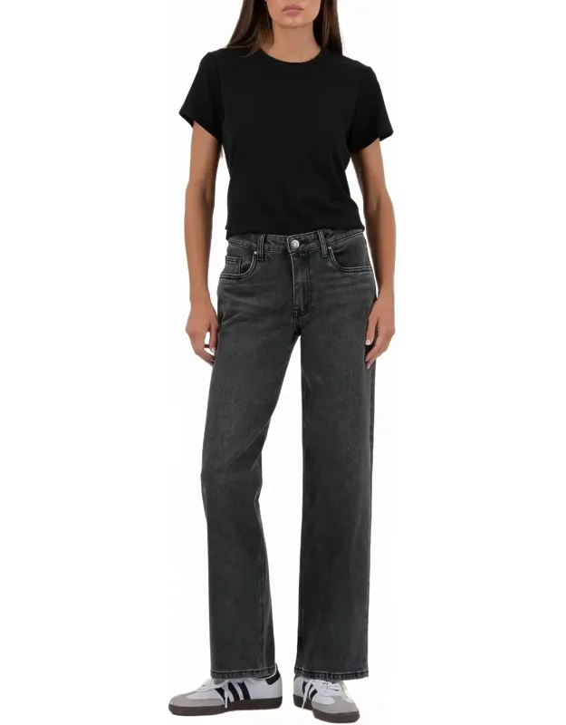 Baggy Low Rise Straight Leg Jeans