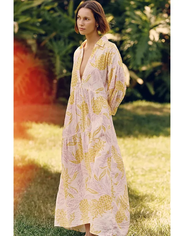 Tiered Shirtdress
