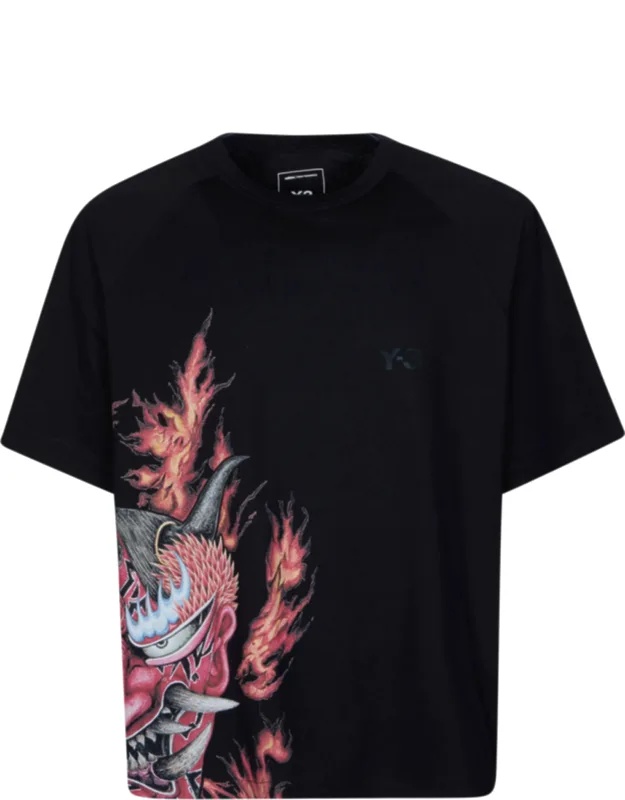 Graphic Print Cotton T-shirt