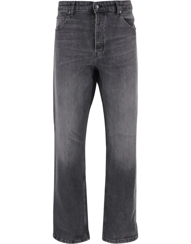 Straight-leg Jeans With Classic Five-pocket Design