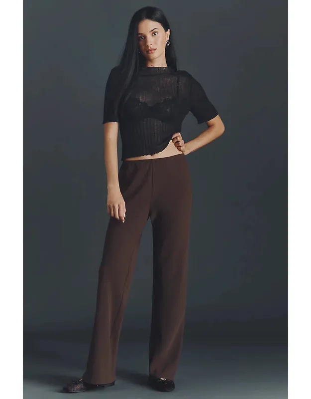 Mid-rise Bias Pants