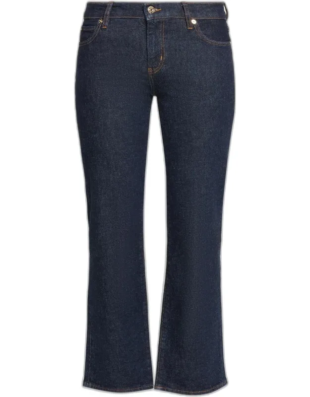 Cigarette Straight-leg Pants