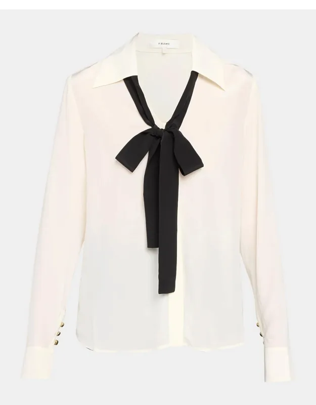 Collar Silk Shirt