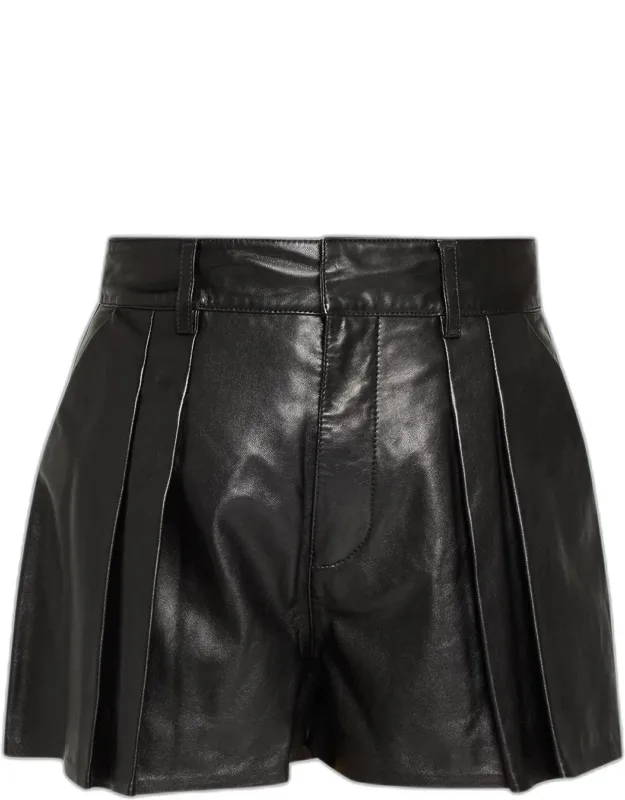 The Leather Structural Shorts