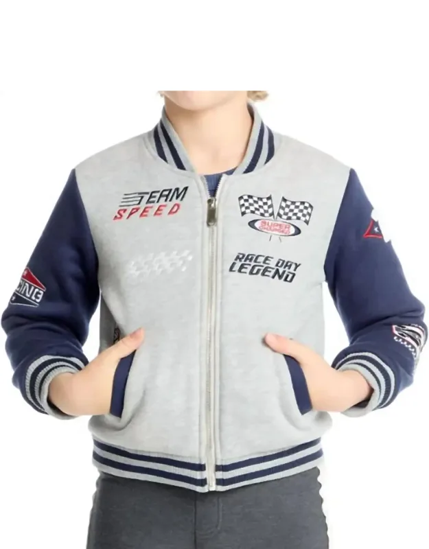 Race Car Team Speed Bomber Jacket