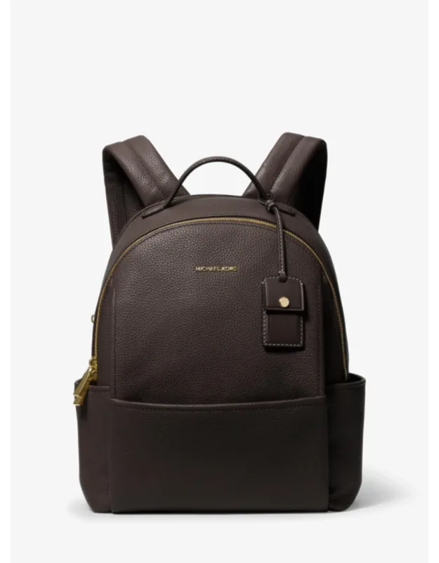 Pebbled Leather Backpack