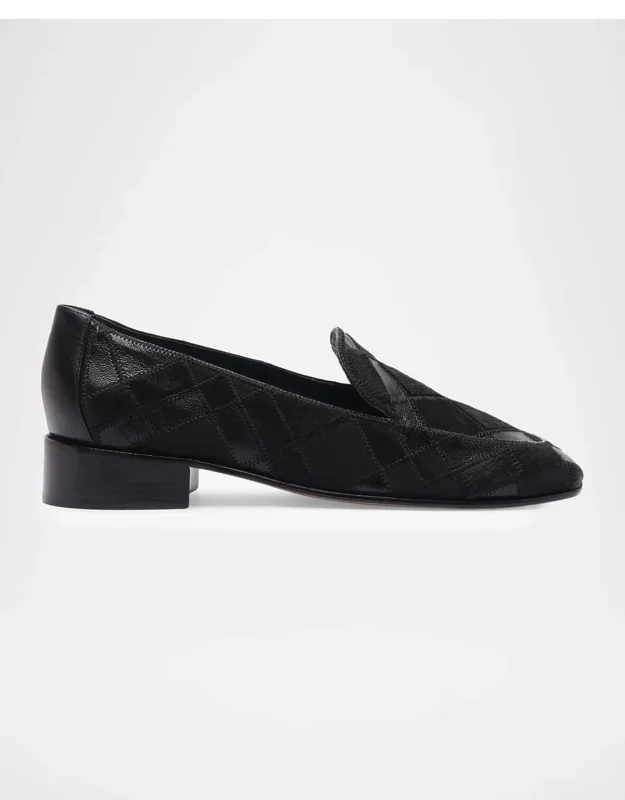 Patchwork Leather Loafers