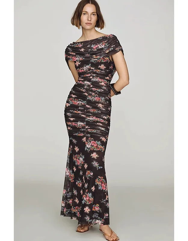 Cap Sleeve Maxi Dress