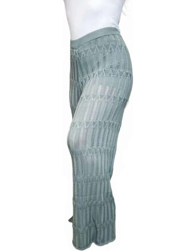 Taking A Stroll High-rise Crochet Pants