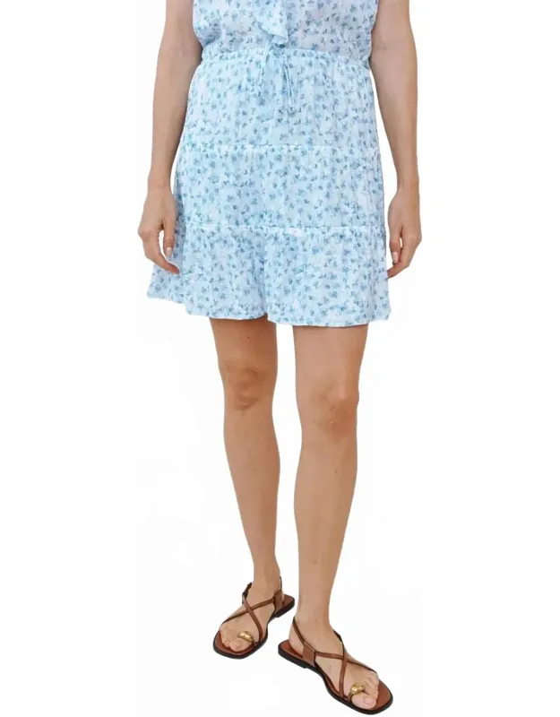 Tiered Mini Skirt