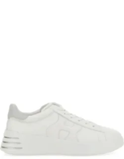 Rebel Low-top Textured Mutton Leather Sneakers