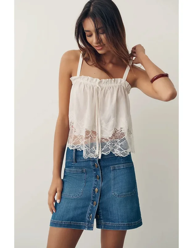 Denim Mini Skirt