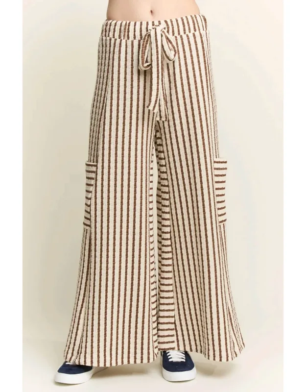 Striped Wide Leg Pants