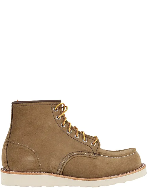 Classic Moc Leather Ankle Boots