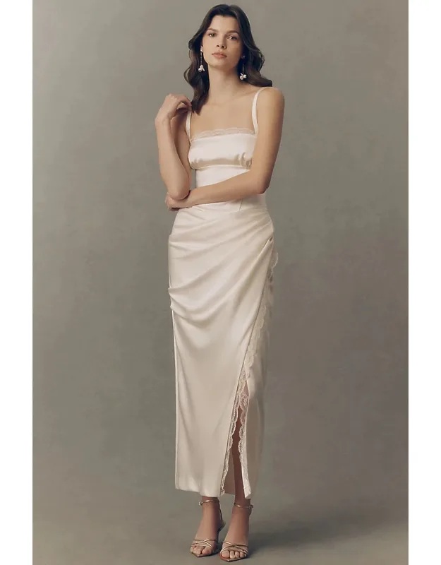Satin Stretch Maxi Dress