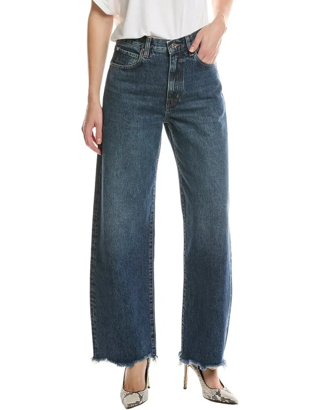 The Bow Acumen New Fray Wide Leg Jeans