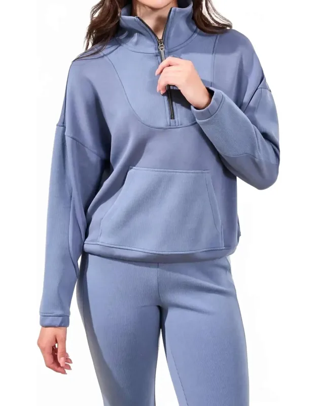 1/4 Zip Travel Sweatshirt