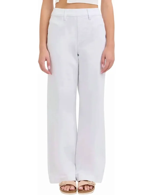 All Day High Rise Pull On Wide Leg Jeans