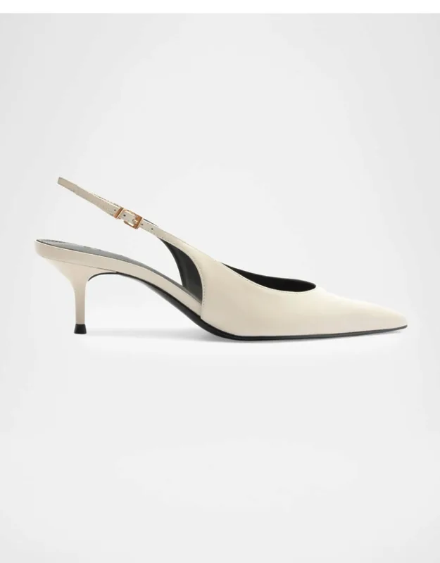 50mm Leather Slingback Pump