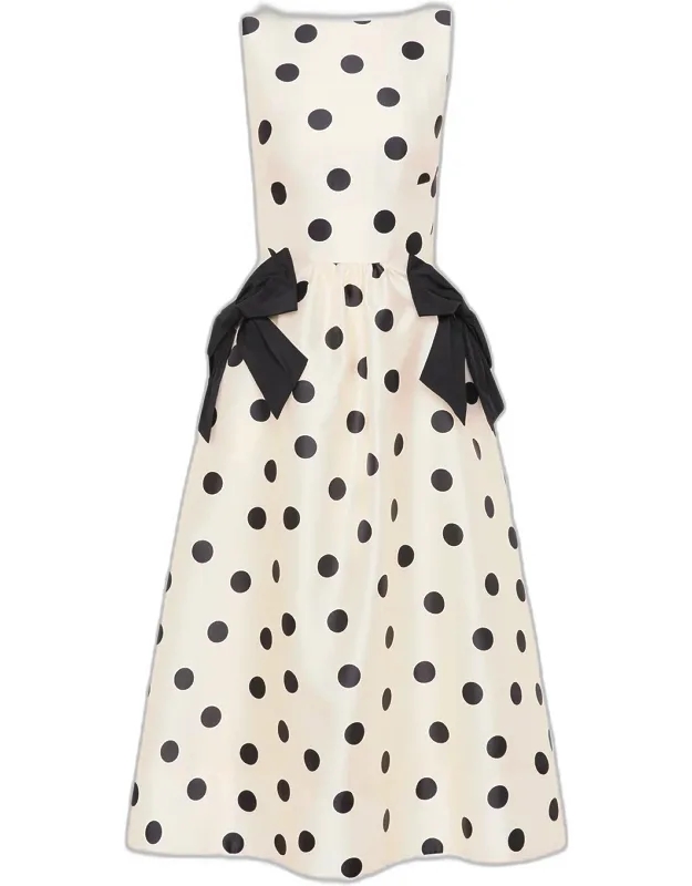 Polka Dot Midi Dress