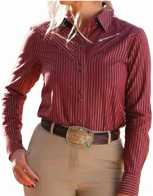 Retro Western Long Sleeve Snap Shirt