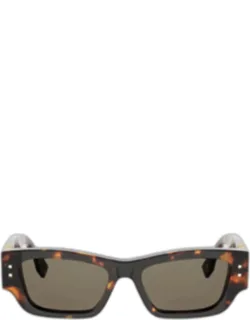Fold 53mm Rectangular Sunglasses