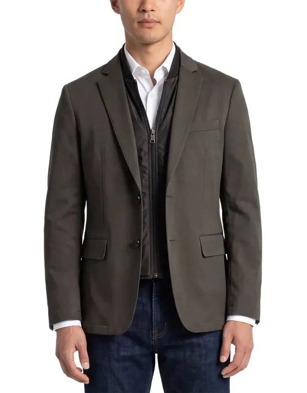Padded Wool-blend Jacket