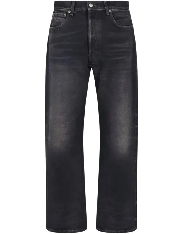 Relaxed Five-pocket Straight-leg Jeans
