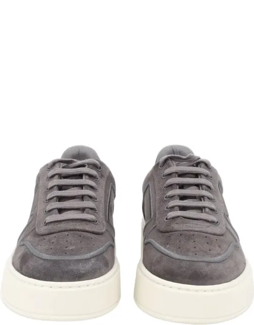 Orbit Embroidery Modern Sole Suede Sneakers