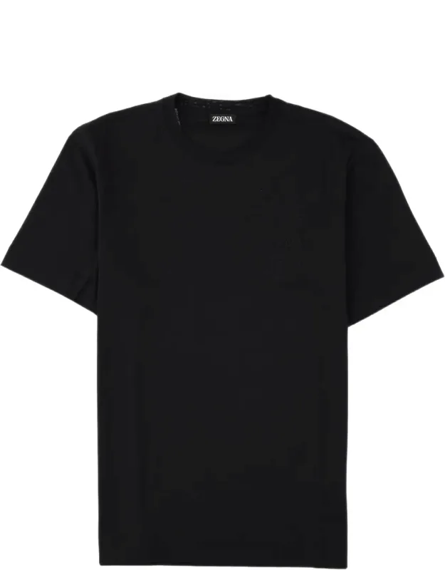 Minimalist Crew Neck Cotton T-shirt