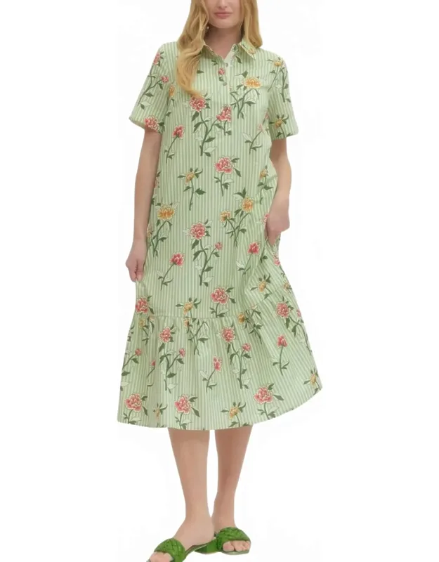 Cotton Midi Dress