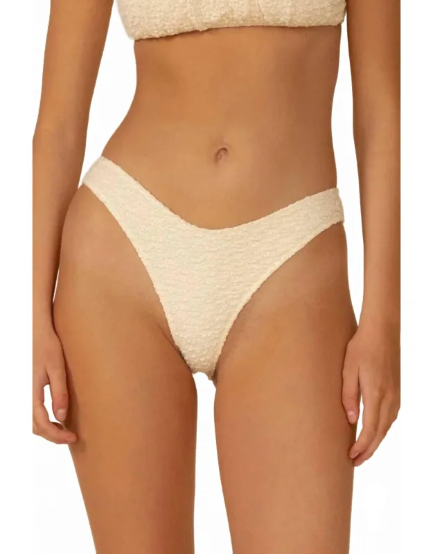 Lulu Bikini Bottom - Extra Cheeky Coverage, High-cut Style