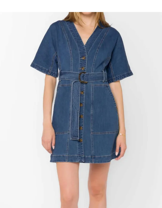 Kaulana Vintage Havana Mini Dress