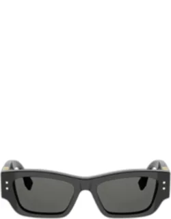Fold 53mm Rectangular Sunglasses