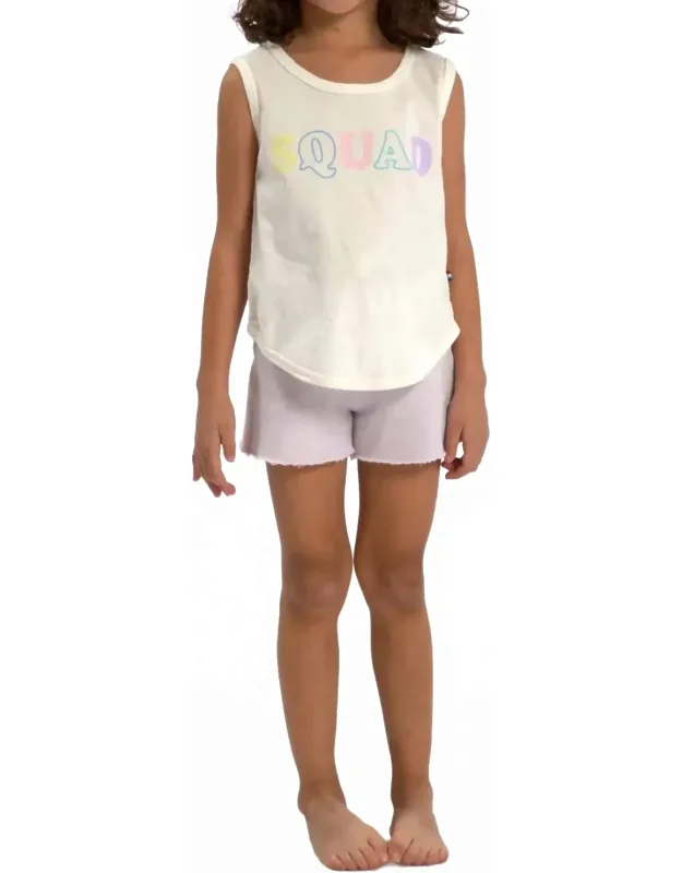 Cotton Raw Hem Shorts