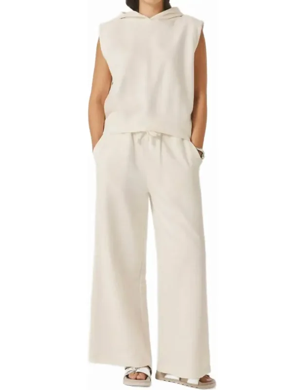 Terry Cropped Pants