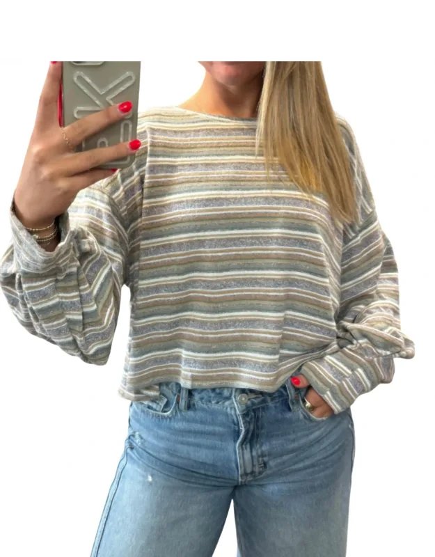 Striped Pullover Sweater