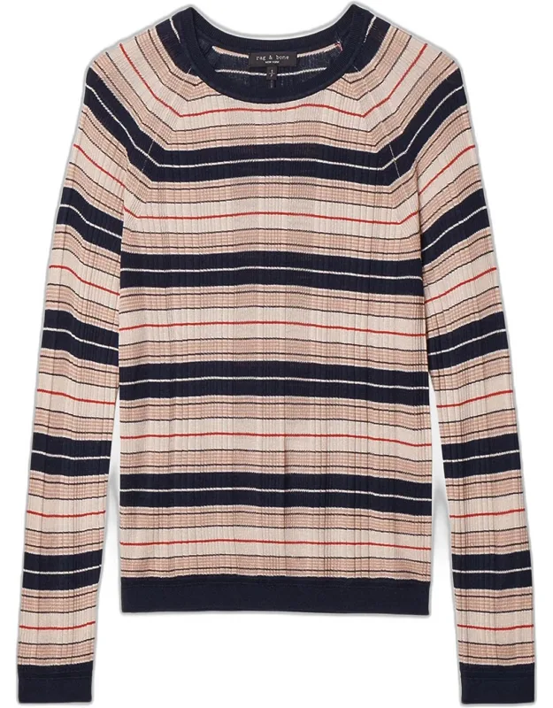 Striped Silk-blend Sweater