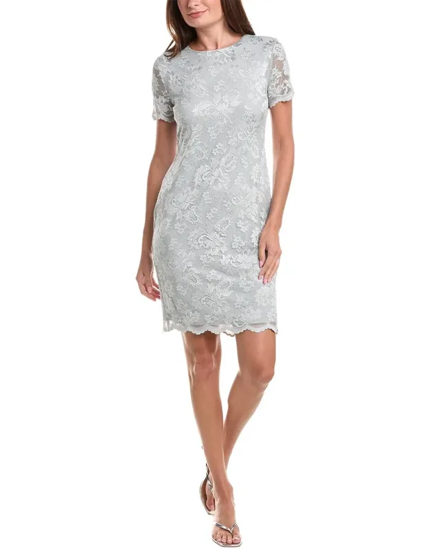 Scallop Hem T-shirt Dress