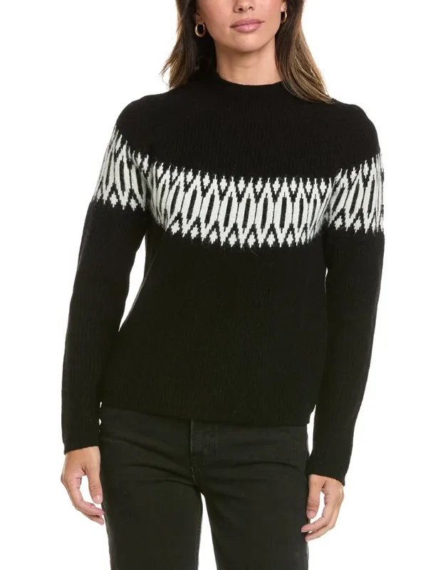 Islay Shaker Fair Isle Wool Sweater